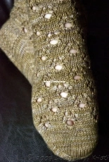 Pyewacket Socks by Kristi Schueler - English Pattern
