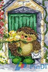 DMC K5463 Country Companions - Rose Cottage