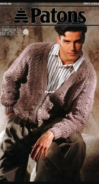 Patons 836 Mens Designs in Totem 8 Ply - Free