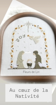 Fleur de lin-in the heart of the nativity