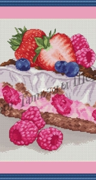 Raspberry cake by Tatyana Shevchenko