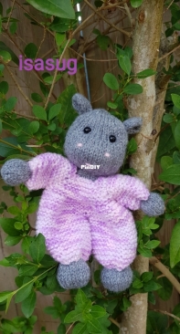 little flat hipopotamus for baby