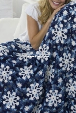 Red Heart - LW2020 - Tammy Hildebrand - Dusty Snowflake Throw - Free