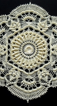 Galyna Borysova - Галина Борисова - Raffaella Doily - Салфетка Raffaella - Russian
