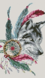 Luca-S PB-143 - Wolf Pillow PCS