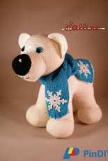 Halline - Halina Krapková - Crocheted Polar Bear - Russian