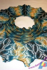Sun in Cold Water Shawl by Julia Faranchuk-Eng,French,Russian - Free