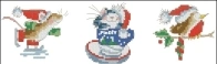 Margaret Sherry SLKD28 Christmas Minis - Christmas Cat - Christmas Robin - Christmas Mouse XSD