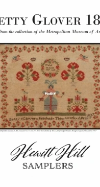 Hewitt Hill Samplers - Betty Glover 1837  XSD+PCS
