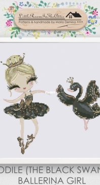Maria Demina Little Room In The Attic. Odile Black Swan Ballerina Girl