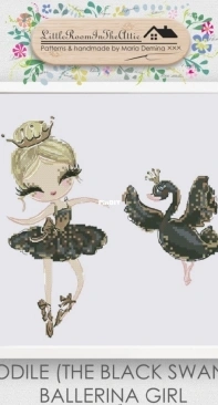 Maria Demina Little Room In The Attic. Odile Black Swan Ballerina Girl