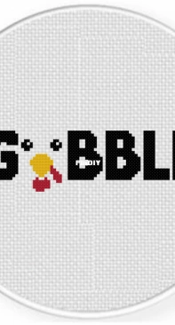 Daily Cross Stitch - Gobble