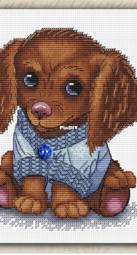 My Embroidery - Made For You Stitch - Puppy by Ella Shvets