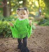 Newborn Knots- Amanda Chapman-  49 Lovely Lace Baby Poncho