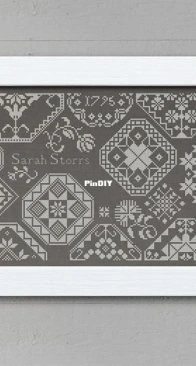 Modern Folk Embroidery - Sarah Storrs 1795  XSD+PCS