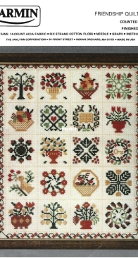 Janlynn - Charmin  - 06-1 - Friendship Quilt Sampler
