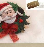 Eelzuhtjuhs Crochet and More - Eelz - Ilse Hoekstra -  Santa Wreath - Dutch