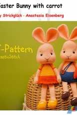 FantasticStitch - Strickglück - Anastasia Eisenberg - Easter Bunny with carrot