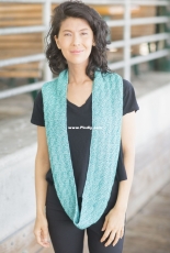 Parallelogram Infinity Scarf by Beth Whiteside-Free