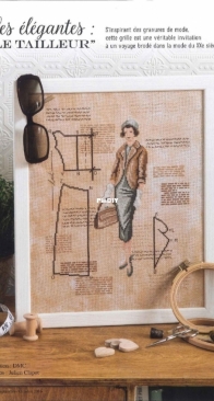 Les Elegantes - Le Tailleur from Creation Point de Croix HS Issue 60/2016 XSD + PCS