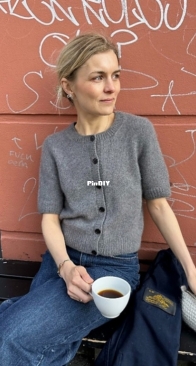 Maggie Cardigan  by PetiteKnit - Mette Wendelboe Okkels - Russian translated