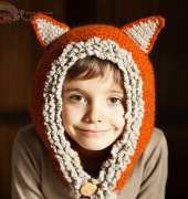 Mon Petit Violon - Vita Apala - Fox Wolf Hat Hoodie