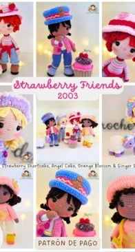 Crochet de Miel - Miel y Galletas - Hannie Ordoñez Aguilar  - Ebook Strawberry Friends 2003 - Spanish