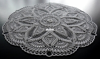 Galyna Borysova - Галина Борисова - Lotus Doily - Салфетка Lotus - Russian