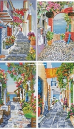 Flower Street - 4 Parts by Alisa Okneas