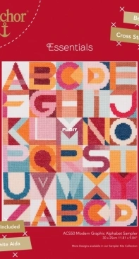 Anchor ACS50 - Modern Graphic Alphabet Sampler XSD & PCS