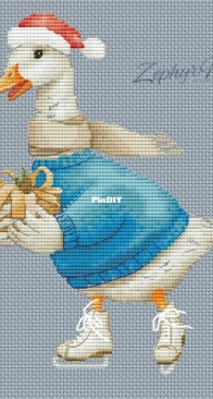 Marshmallow Witch - Christmas Goose by Asya Pristavova / Zephyr Witch