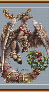 christmas dragon by Saverka - Savera / Victoria Kuznetsova