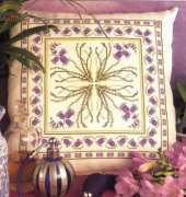 Bluebells Cushion from 50 Nature Cross Stitch Designs