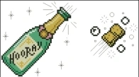 Pop Fizz Clink by Emma Congdon from Cross Stitcher 434 PCS + XSD