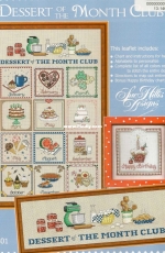 Sue Hillis Designs L801 - L802 - L803 - L804 Dessert of the Month Club - Complete PCS