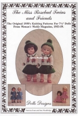 Miss Rosebud Twins and Friends for 7 1/2" d