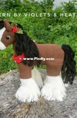 Violets and Heather - Heather Kumpf - Winter Horse