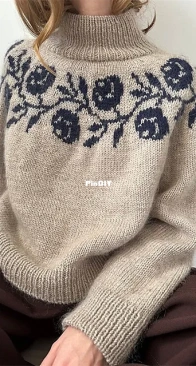 Rosie Yoke Sweater by Lene Holme Samsøe - leKnit