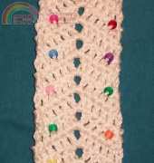 SmoothFox - Donna Mason Svara - Beads & Ripple Skinny Scarf