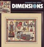Dimensions Stamped Cross Stitch 3156 - Rustic Angels