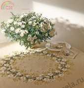 Eva Rosenstand 12-3625 Daisy Circle Tablecloth