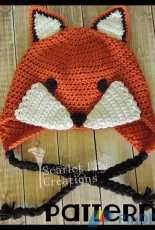 Scarlet Lily Creations - Jamie Huisman - Fox Crochet Hat