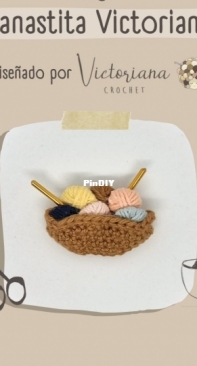 Victoriana Crochet - Silvina - Victoriana Basket -  Canastita Victoriana - Spanish - Free