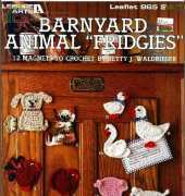 Leisure Arts-865-Barnyard Animal Fridgies by Betty J. Waldbieser