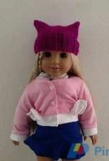 American Girl Doll Pussyhat 12 inch AD by Sam Teplitzky-Free