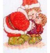 DMC K876 Country companions - a kiss for Santa