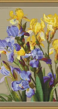 Irises by Svetlana Gamova