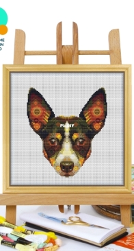 Awesome Pattern Studio - CS2137 - Mandala Rat Terriers XSD
