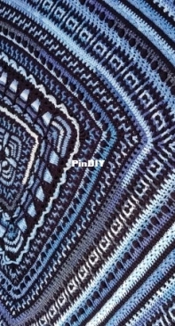 1001 night blanket black and blue