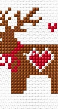 Christmas Deer by Durene Jones - Free
